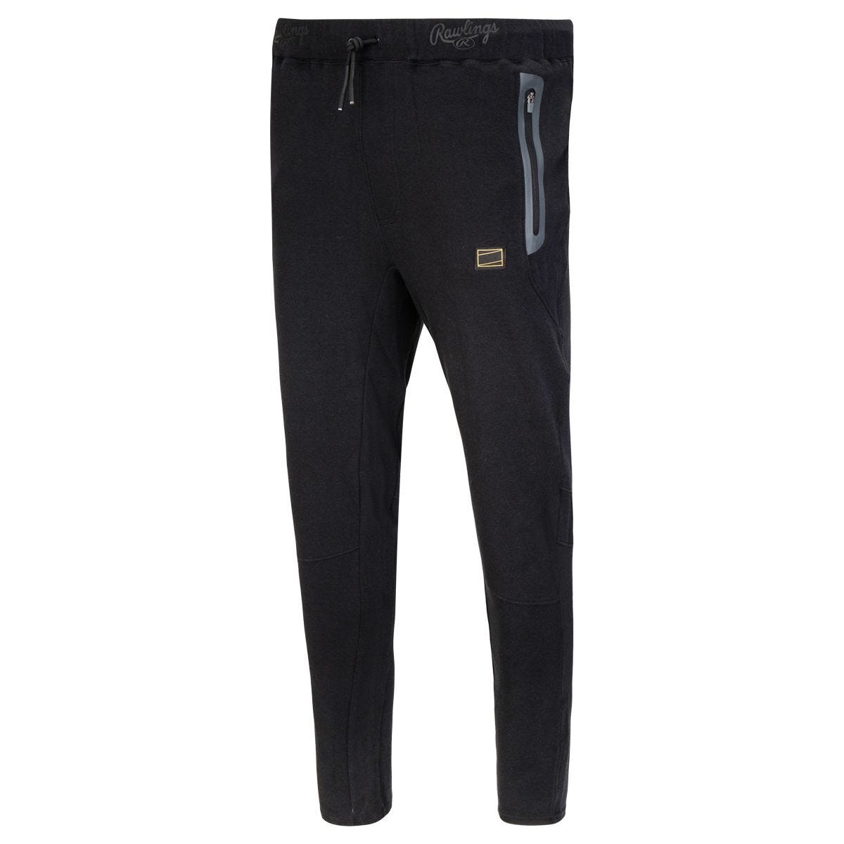 Rawlings Gold Collection Adult Jogger Style Pant, Black, Small, Men's