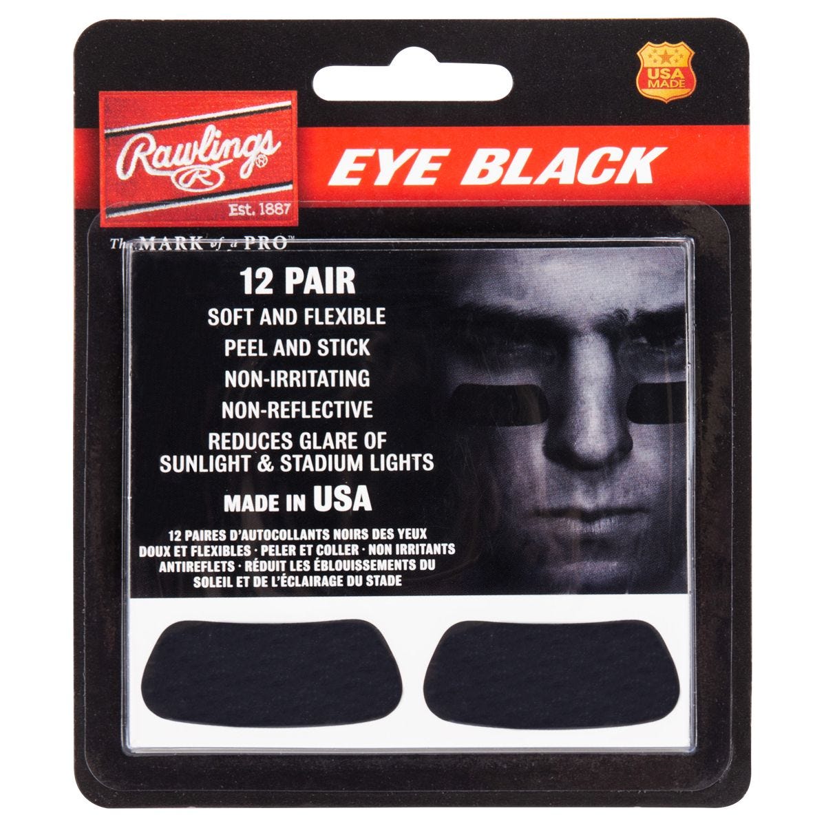 Zigpac-Zige Eye Black Stickers - Breathable Eye Black Stickers 24