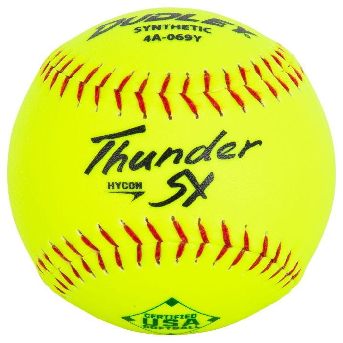 Dudley Thunder SY HyCon 4A069Y USA Slowpitch Softball 1 Dozen