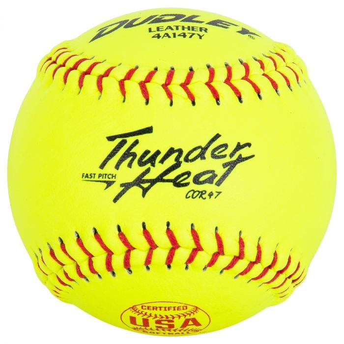 Dudley Thunder Heat USA 4A147Y Fastpitch Softball 1 Dozen
