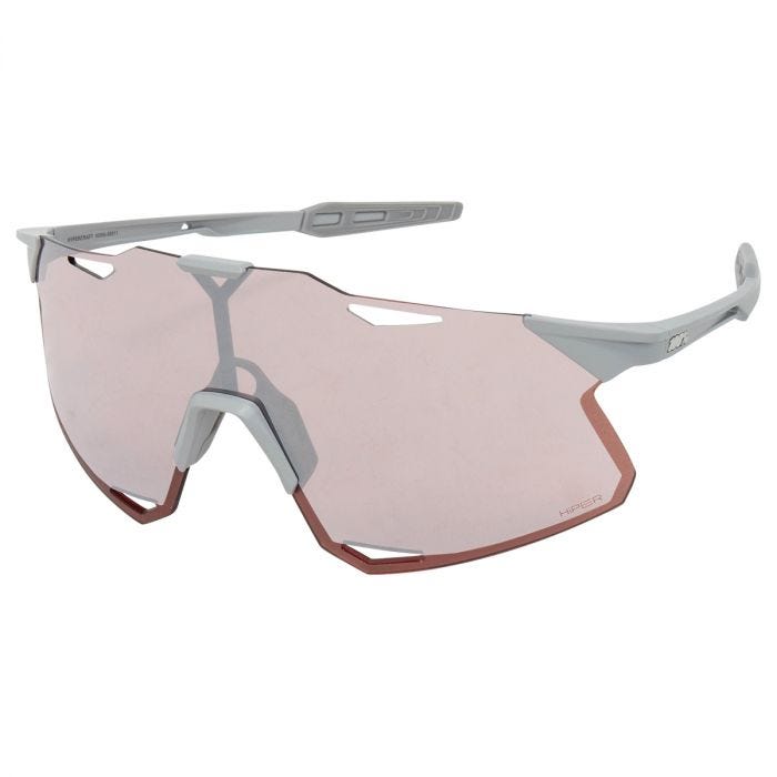 100% Hypercraft Matte Stone Gray Adult Sunglasses w/ Hiper Crimson Silver  Mirror Lens - 2022