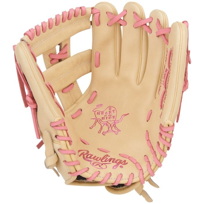 Rawlings Heart of the Hide 軟式グローブ 白 /ピンク Rawlings Heart of the Hide 軟式グローブ 白 /ピンク Rawlings Heart