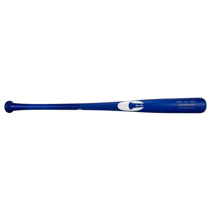 Chandler AJ99 Maple Wood Bat - Azul/Silver