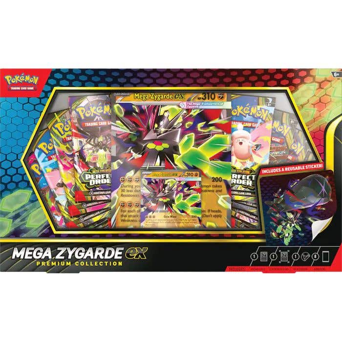 Pokemon TCG: Mega Zygarde ex - Premium Collection Box | BaseballMonkey