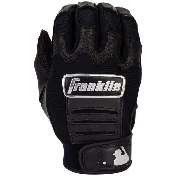 Gants De Frappe Baseball Franklin CFX Pro Youth – Marine/Chrome – Taille Medium – Neuf