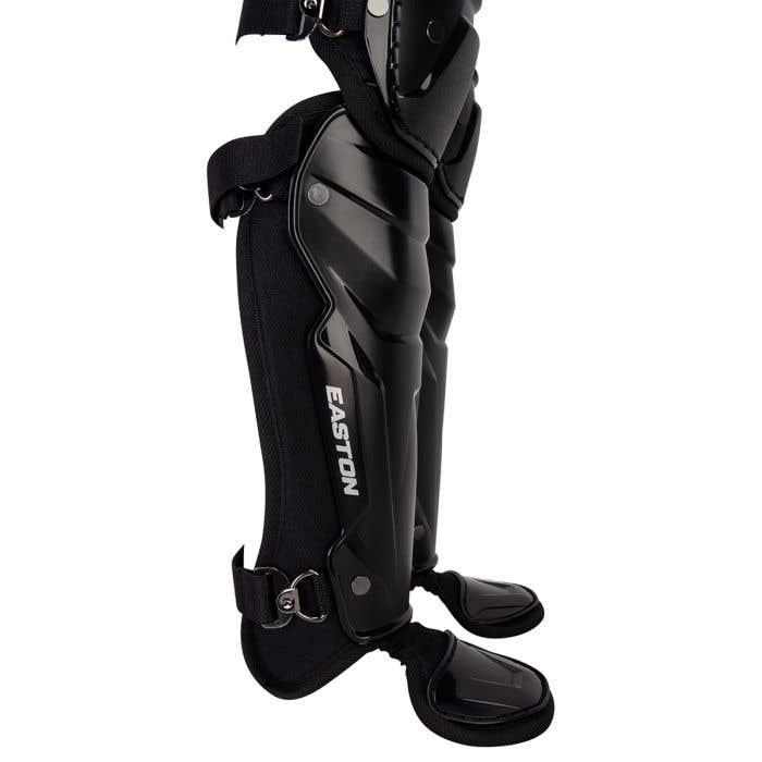 Protège-tibias Easton Pour Receveur (catcher) - Taille Enfant 9-12 Ans, Noir, Occasion