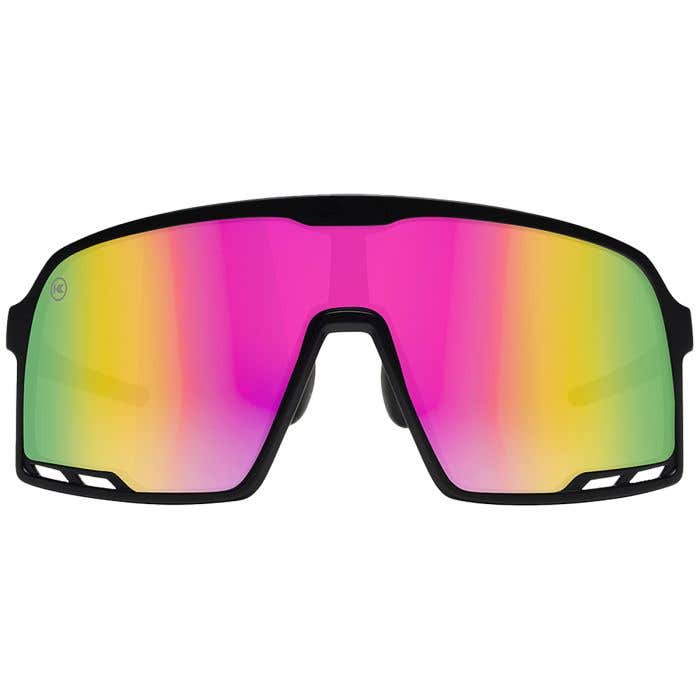 Knockaround Rainbow on Black Campeones Adult Sunglasses