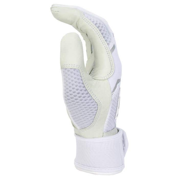 Rawlings Adult Workhorse Baseball Batting Glove, Small, White