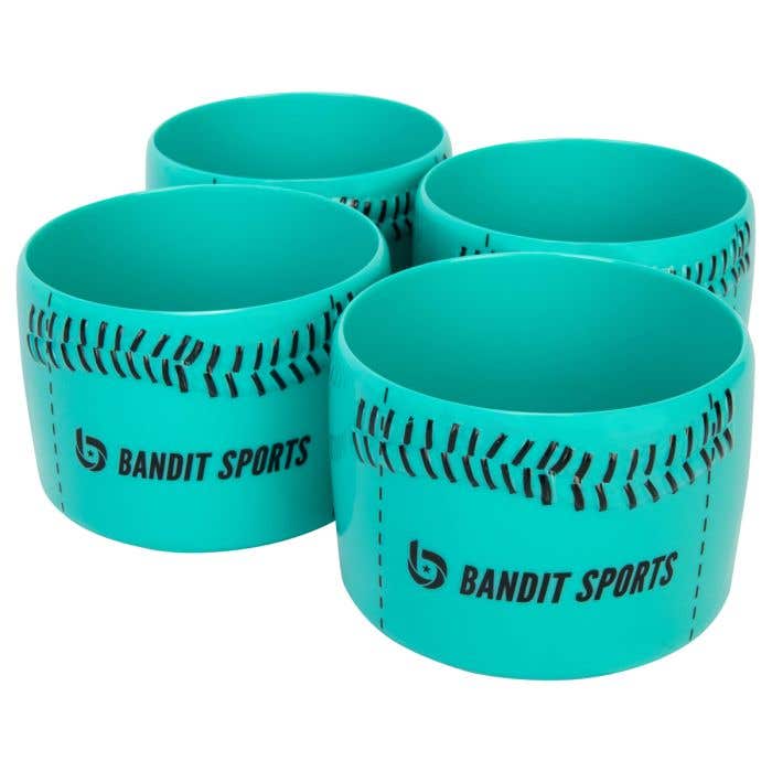 Pack De 4 Balles D'entraînement Baseball Bandit – Prise à Quatre Coutures (neuf)
