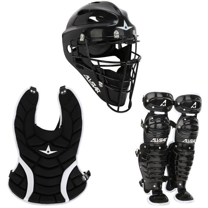 All Star League Series Fastpitch Softball Catcher's Kit - Ages 7-9