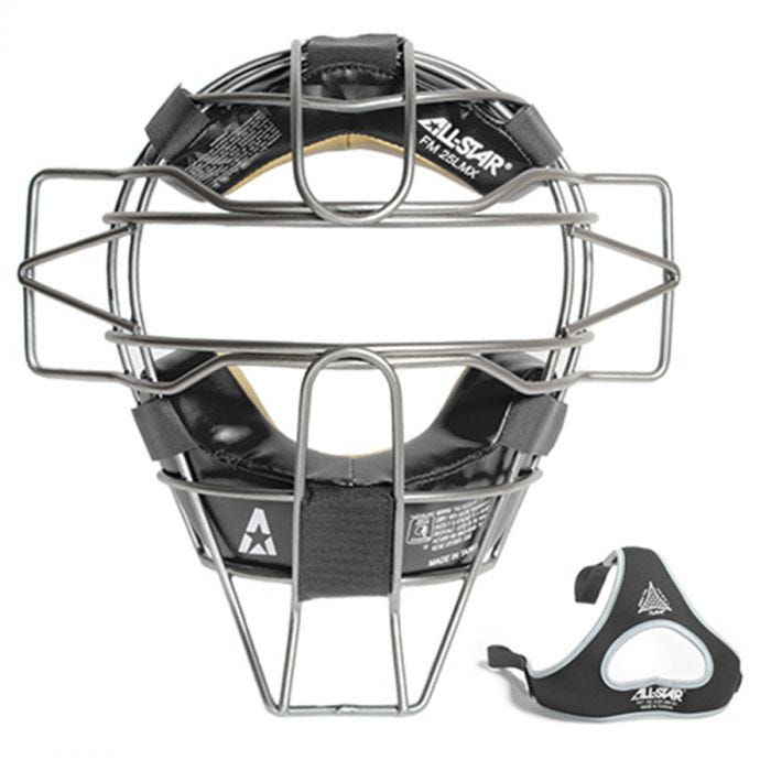 All Star Traditional Titanium Catcher's Mask w/Leather Pads