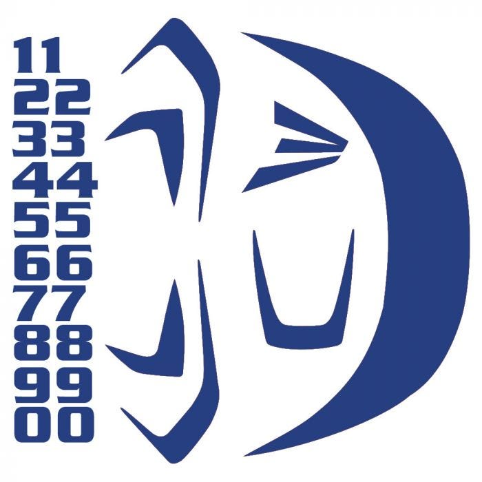 Easton Z5 Batting Helmet Decal Kit