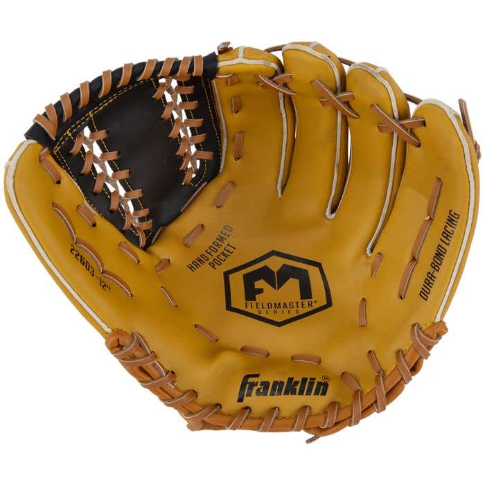 Gant De Baseball Franklin Field Master Gold Series 12 Pouces – Noir – Droitier – Enfant