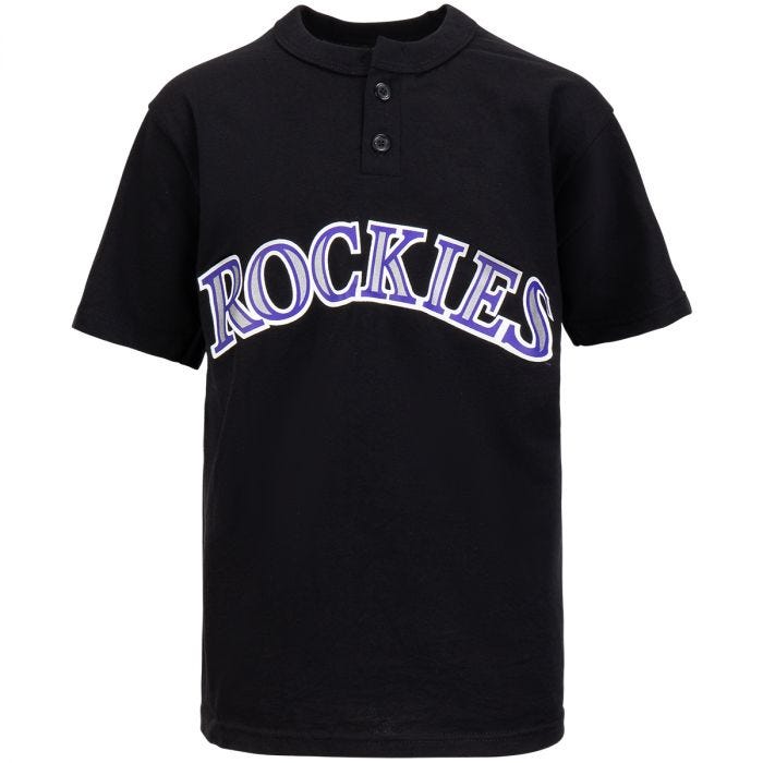 Majestic, Shirts & Tops, Colorado Rockies Youth Jersey