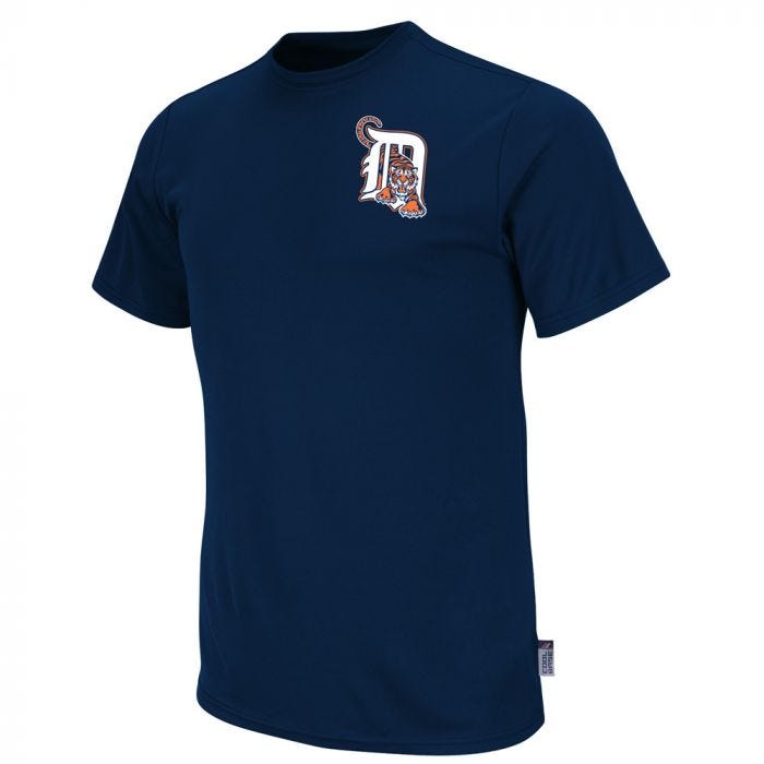 Detroit Tigers Majestic Cool Base Crewneck Replica Youth Jersey