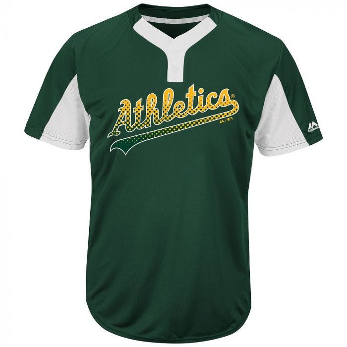 Oakland Athletics Majestic MAIY83 MLB Premier Youth Jersey