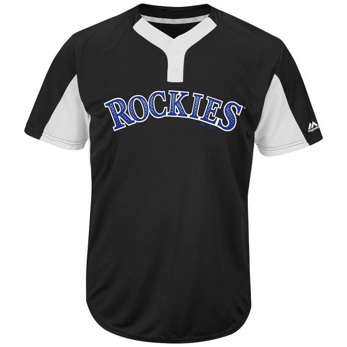 Colorado Rockies MLB Majestic Men's Big & Tall T-Shirt
