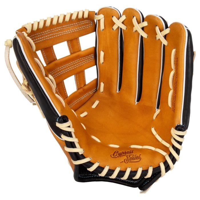 Marucci Cypress 12.75 Baseball Glove Black Brown 2024 Model