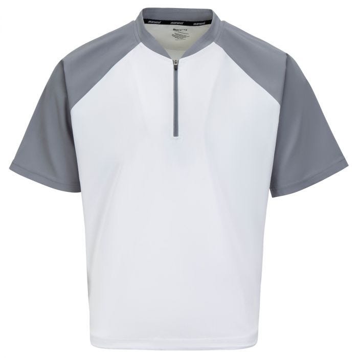 Marucci Men's Short Sleeve Cage Jacket MATCGJ WHITE-SML