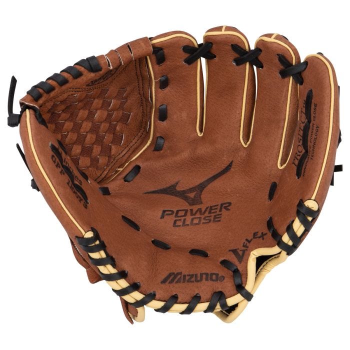 Mizuno Prospect Series PowerClose GPP1100Y3 11 Youth Baseball Glove Chestnut Brown 2019 Model