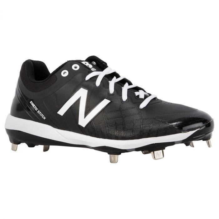 New Balance Men's 4040 v5 Metal Baseball Cleats, Size: 8.0, Black