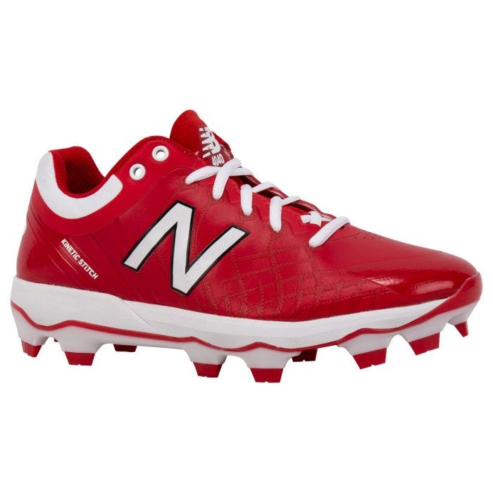 red new balance baseball cleats