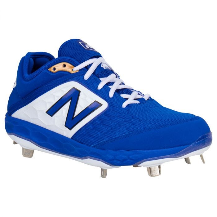 New Balance Fresh Foam 3000v4 Men's Low Metal Baseball Cleats - Royal