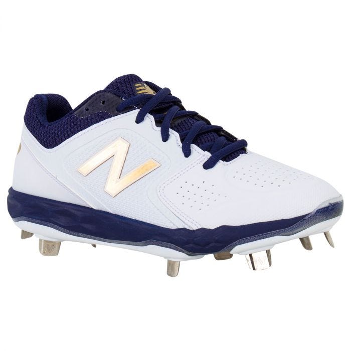 New Balance Fresh Foam Velo v1 Women's Low Metal Fastpitch Softball Cleats  - Navy