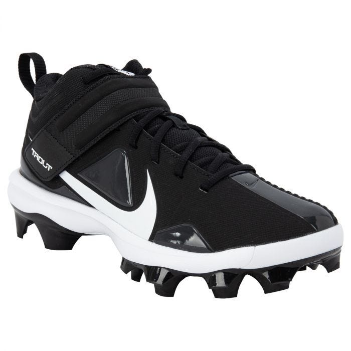 trout molded baseball cleats