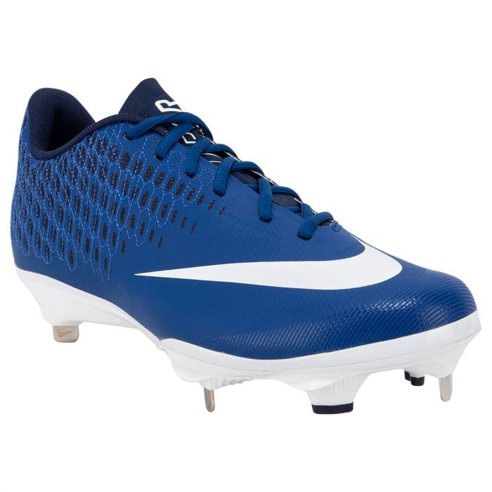 nike baseball cleats navy blue