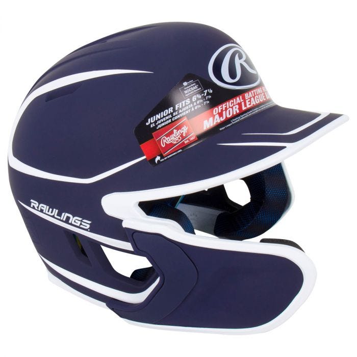 Baseball Batters Helmet Rawlings Mach Two-Tone Baseball Batting Helmet 