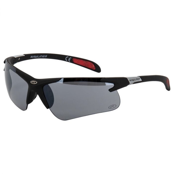 Rawlings Half-Rim Adult Sunglasses - Black/Smoke