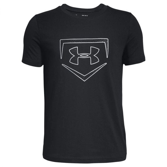 boys under armour baseball shirt