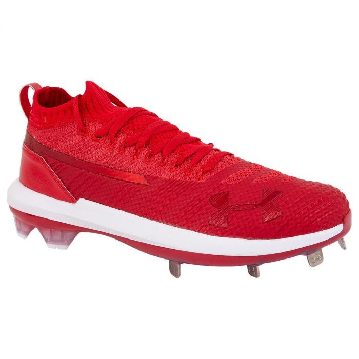 red under armour baseball cleats