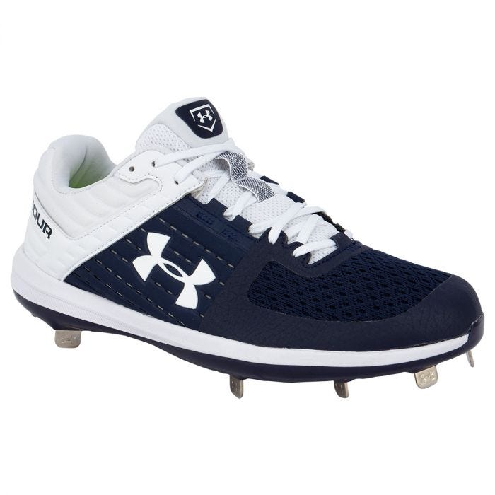 under armour baseball cleats white