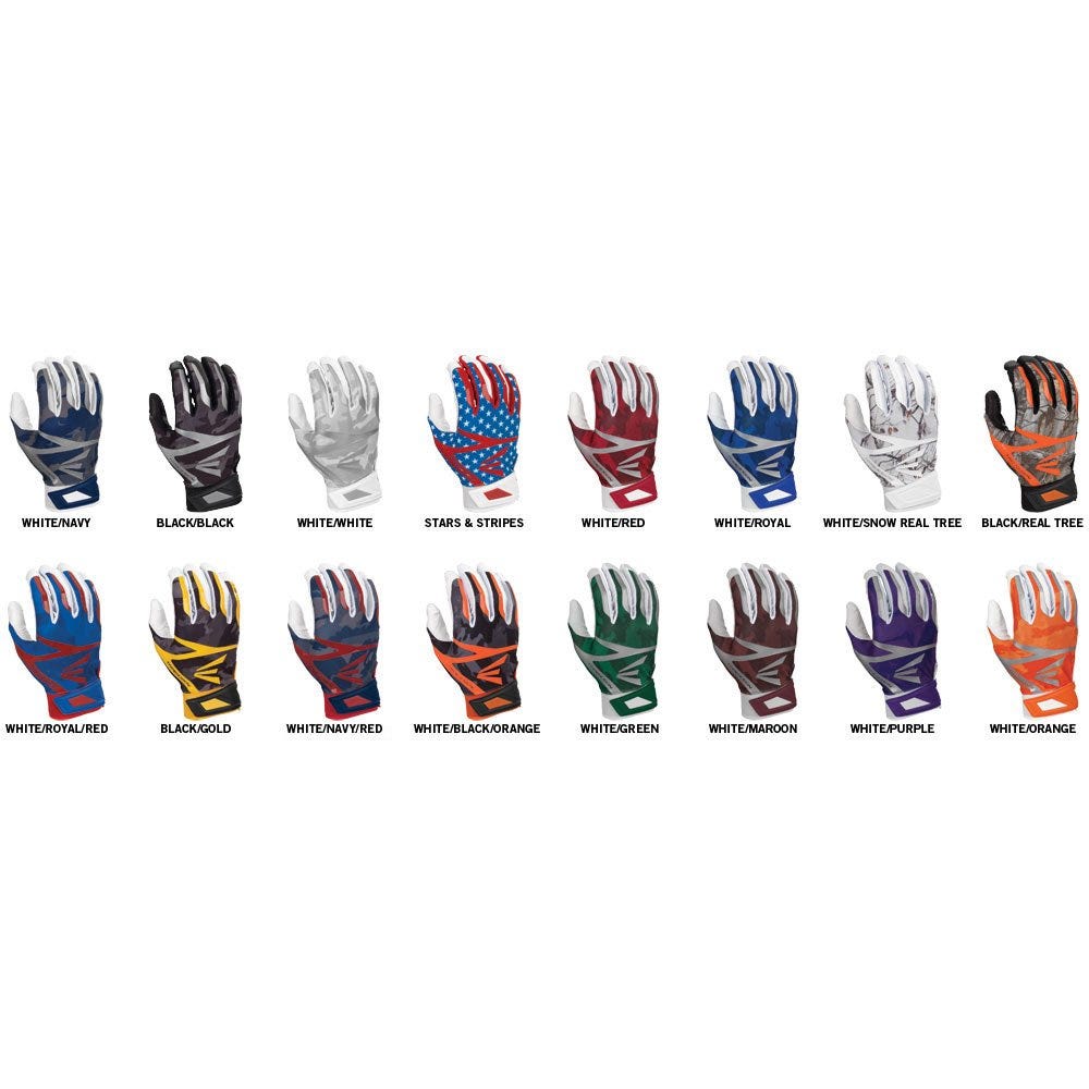 Easton Glove Size Chart