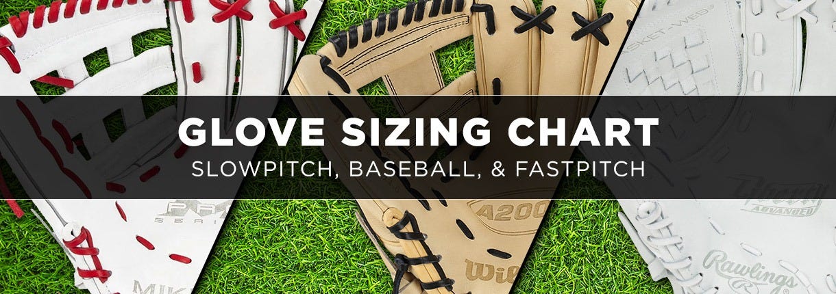 baseball glove sizing charts