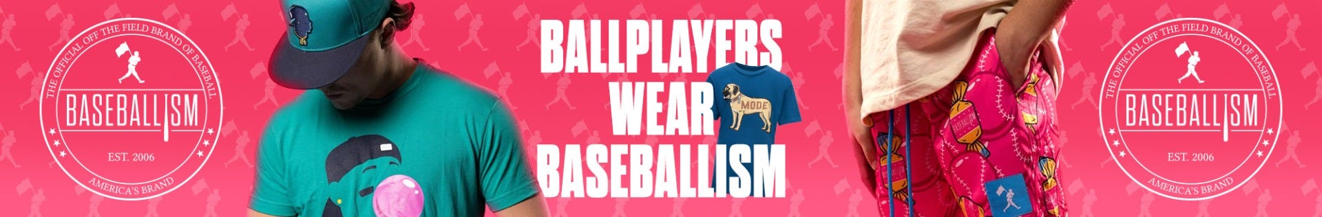 Baseballism Apparel: Ballplayers wear Baseballism