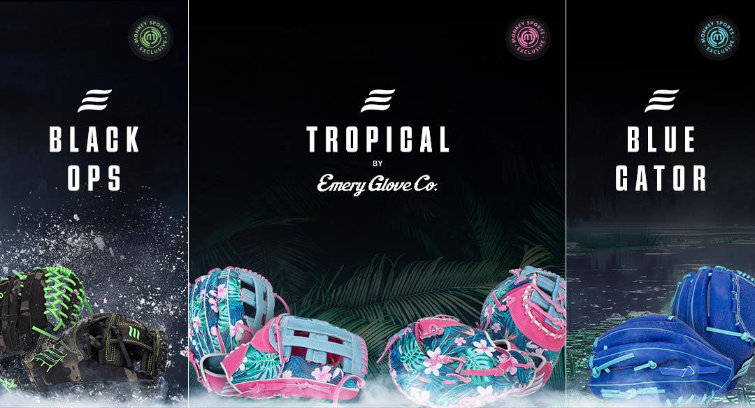 Emery Baseball Gloves: Monkey Exclusives