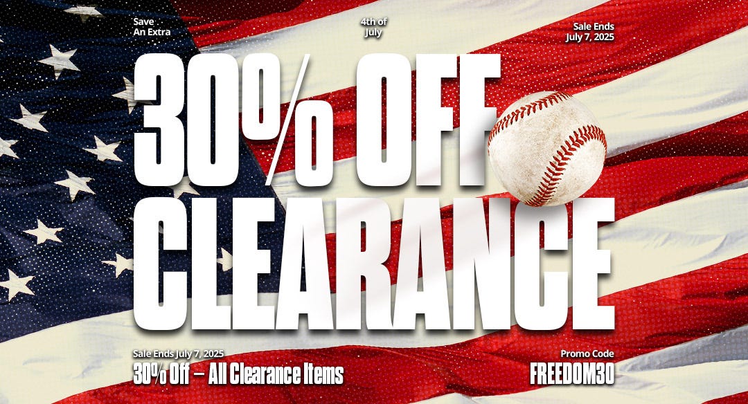 4th of July Sale: Save an extra 30% off all clearance items with promo code FREEDOM30