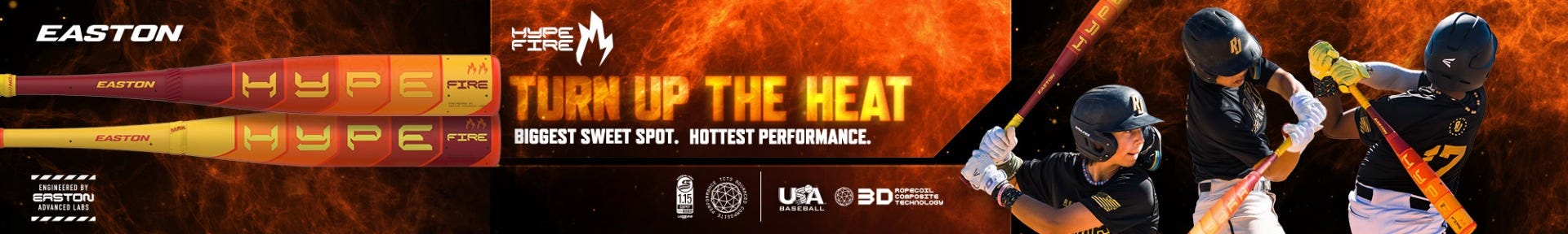 2025 Easton Hype Fire Baseball Bats