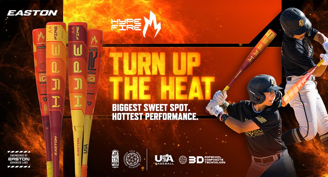 2025 Easton Hype Fire Baseball Bats
