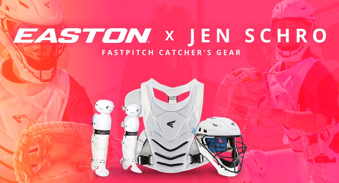 Easton Jen Schro fastpitch catcher's gear