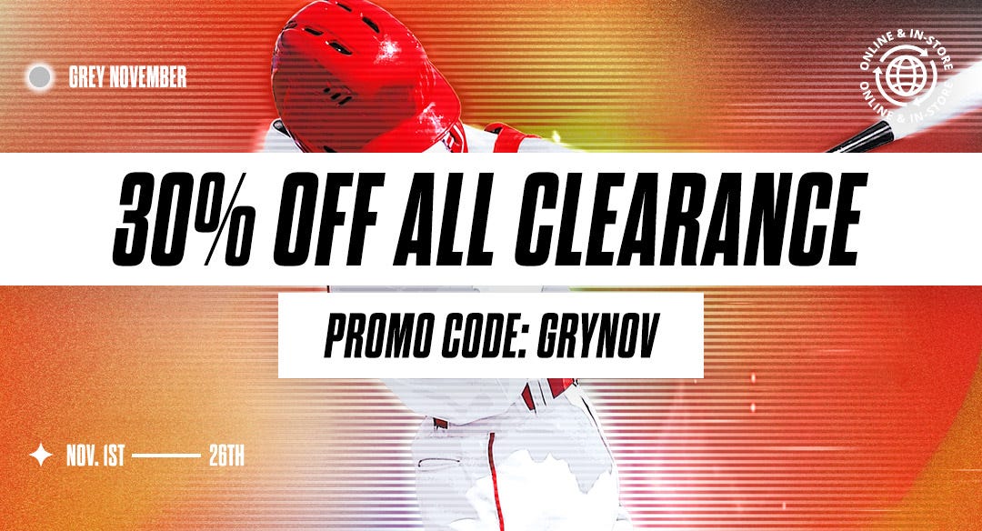 Grey November Sale. 30% off all clearance. Promo Code: GRYNOV. November 1st through 26th.