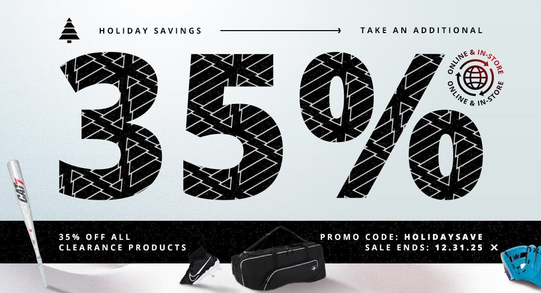 Holiday Savings: Take an additional 35% off all clearance products with promo code HOLIDAYSAVE. Sale ends 12/31/25.