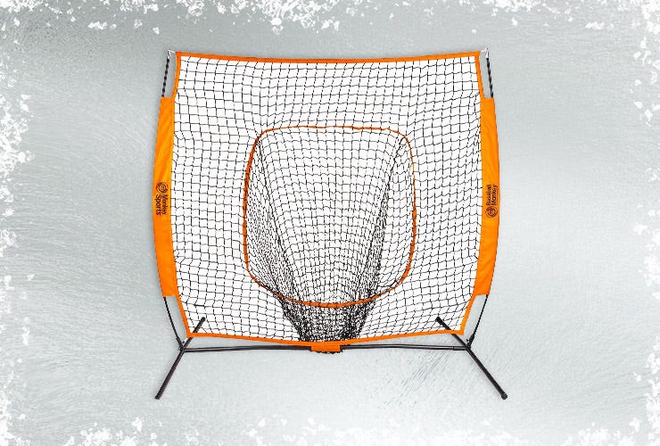 BaseballMonkey sock screen on an icy background