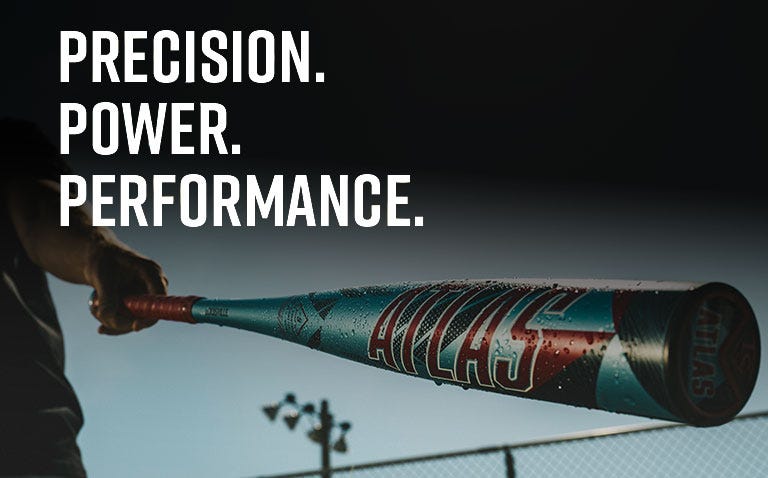 Louisville Slugger Atlas Bats. Precision. Power. Performance.