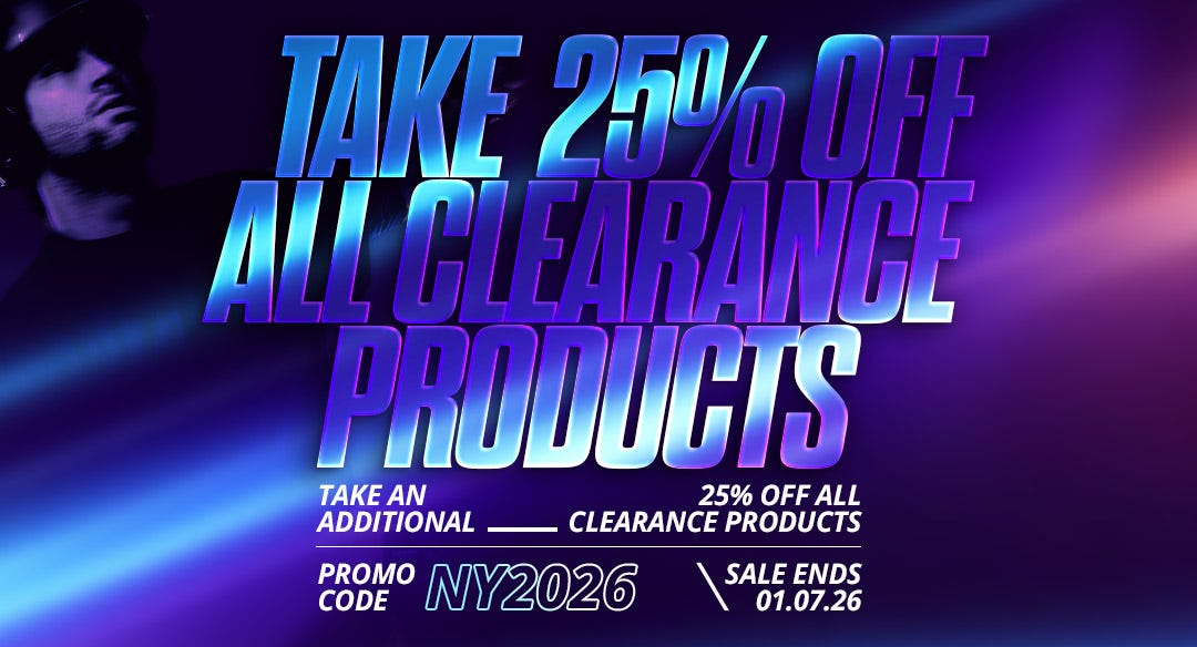 Take 25% off all clearance products. Promo code NY2026. Sale ends 1/7/26.