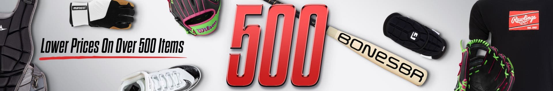 Lower prices on over 500 items