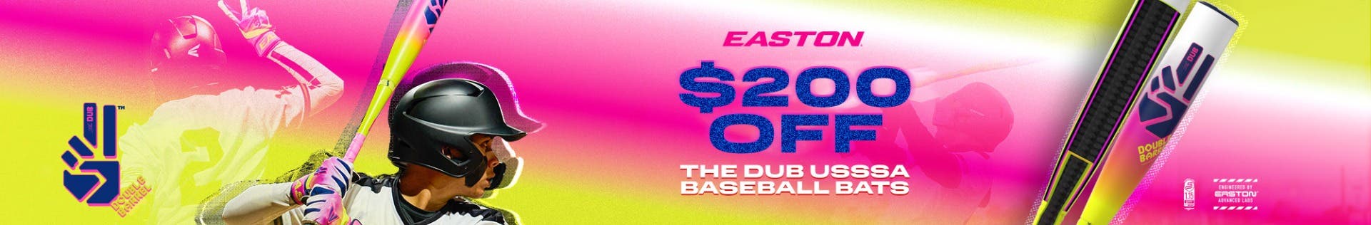$200 off Easton The Dub USSSA Baseball Bats